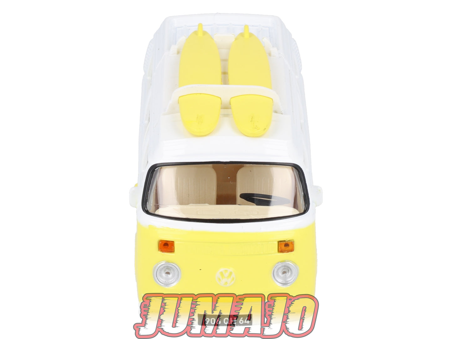 JC30 Voiture 1/43 JET-CAR NOREV : VOLKSWAGEN Combi T2 jaune 1973