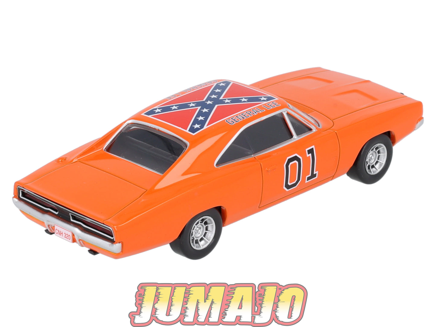 JC34 Voiture 1/43 JET-CAR NOREV : DODGE Charger orange General Lee #1