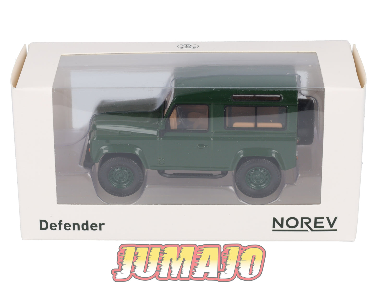 JC3 Voiture 1/43 JET-CAR NOREV : LAND ROVER Defender Verte 1995