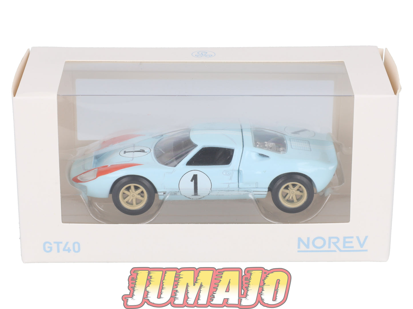 JC4 Voiture 1/43 JET-CAR NOREV : FORD GT40 #1 Bleue