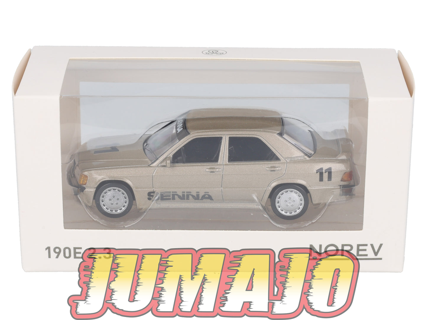JC50 Voiture 1/43 JET-CAR NOREV : MERCEDES 190E 2.3 #11 Senna