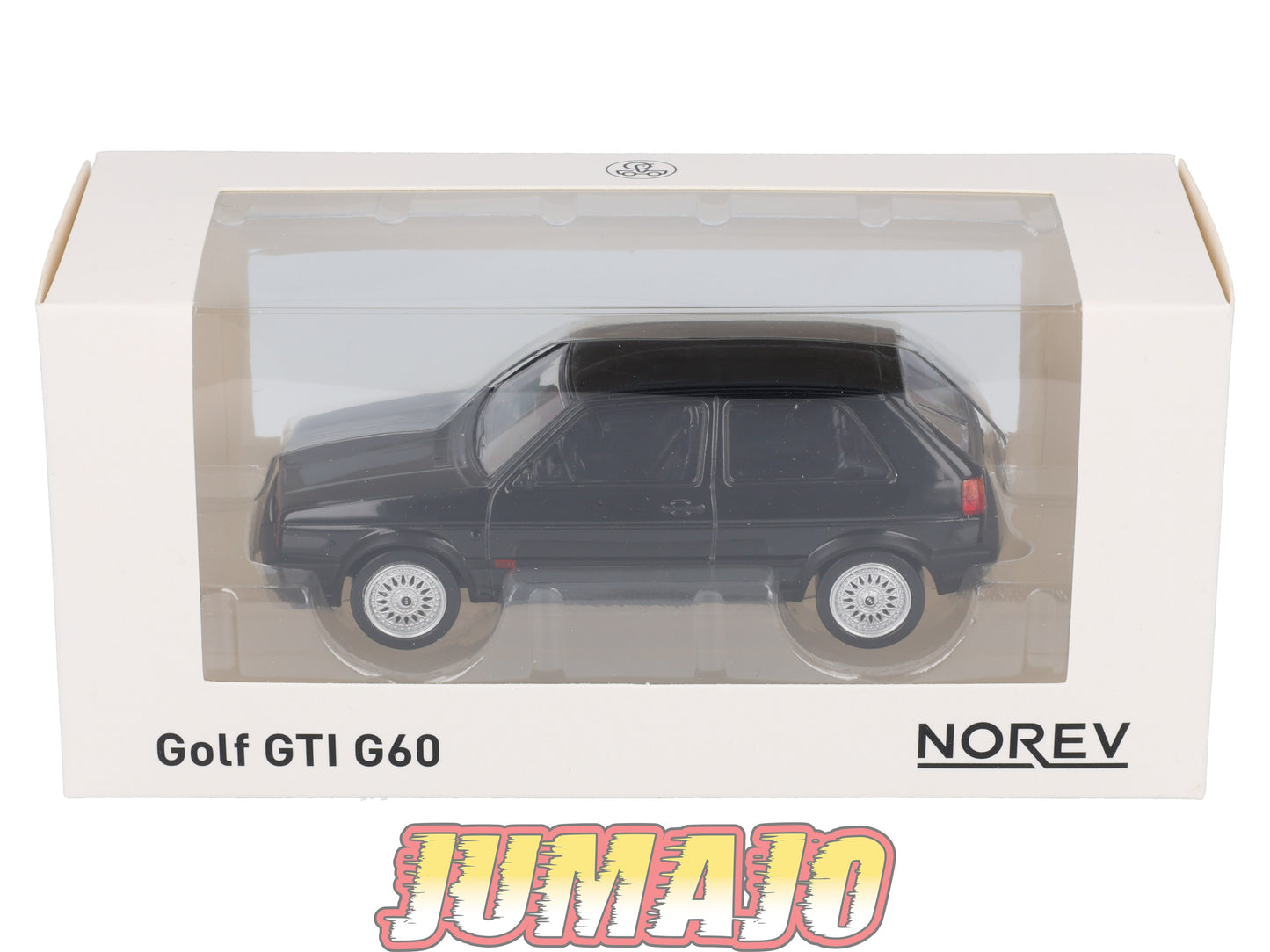 JC5 Voiture 1/43 JET-CAR NOREV : VOLKSWAGEN Golf II GTI G60 noire 1990