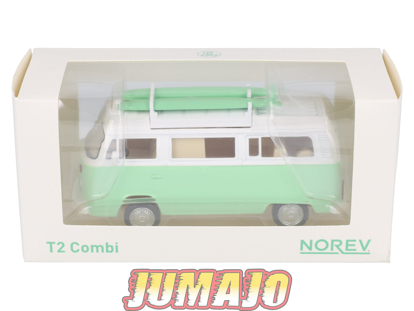 JC7 Voiture 1/43 JET-CAR NOREV : VOLKSWAGEN Combi T2 vert 1973