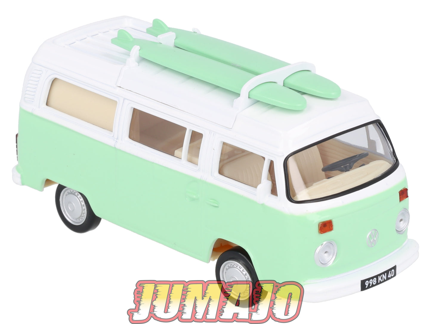 JC7 Voiture 1/43 JET-CAR NOREV : VOLKSWAGEN Combi T2 vert 1973