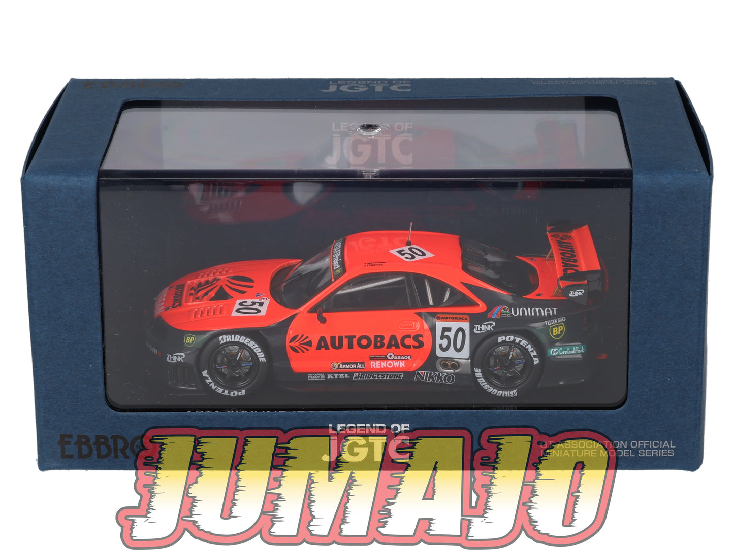 JPC19 voiture 1/43 EBBRO JAPON : NISSAN Arta Skyline R33 JGTC 1998 #50 High down face