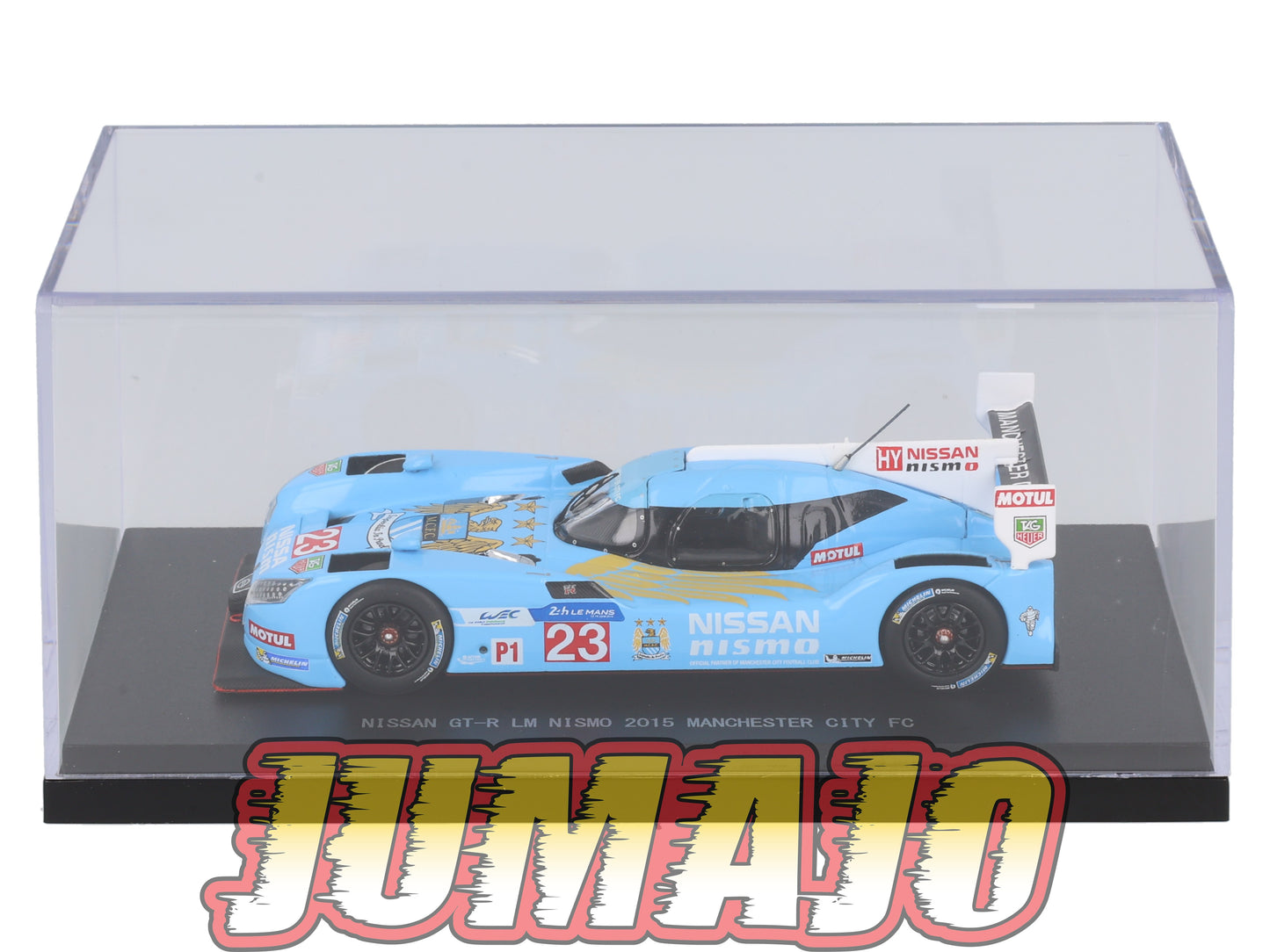 JPC20 voiture 1/43 EBBRO JAPON : NISSAN GT-R LM Nismo #23 2015 24H MANS Manchester city
