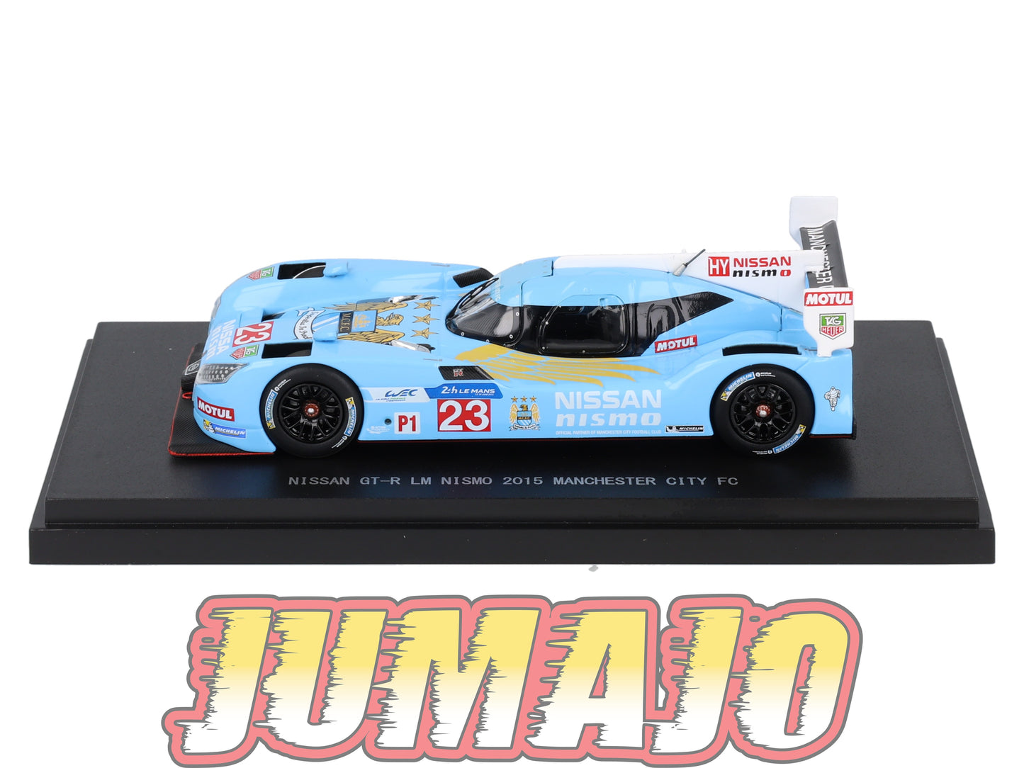 JPC20 voiture 1/43 EBBRO JAPON : NISSAN GT-R LM Nismo #23 2015 24H MANS Manchester city