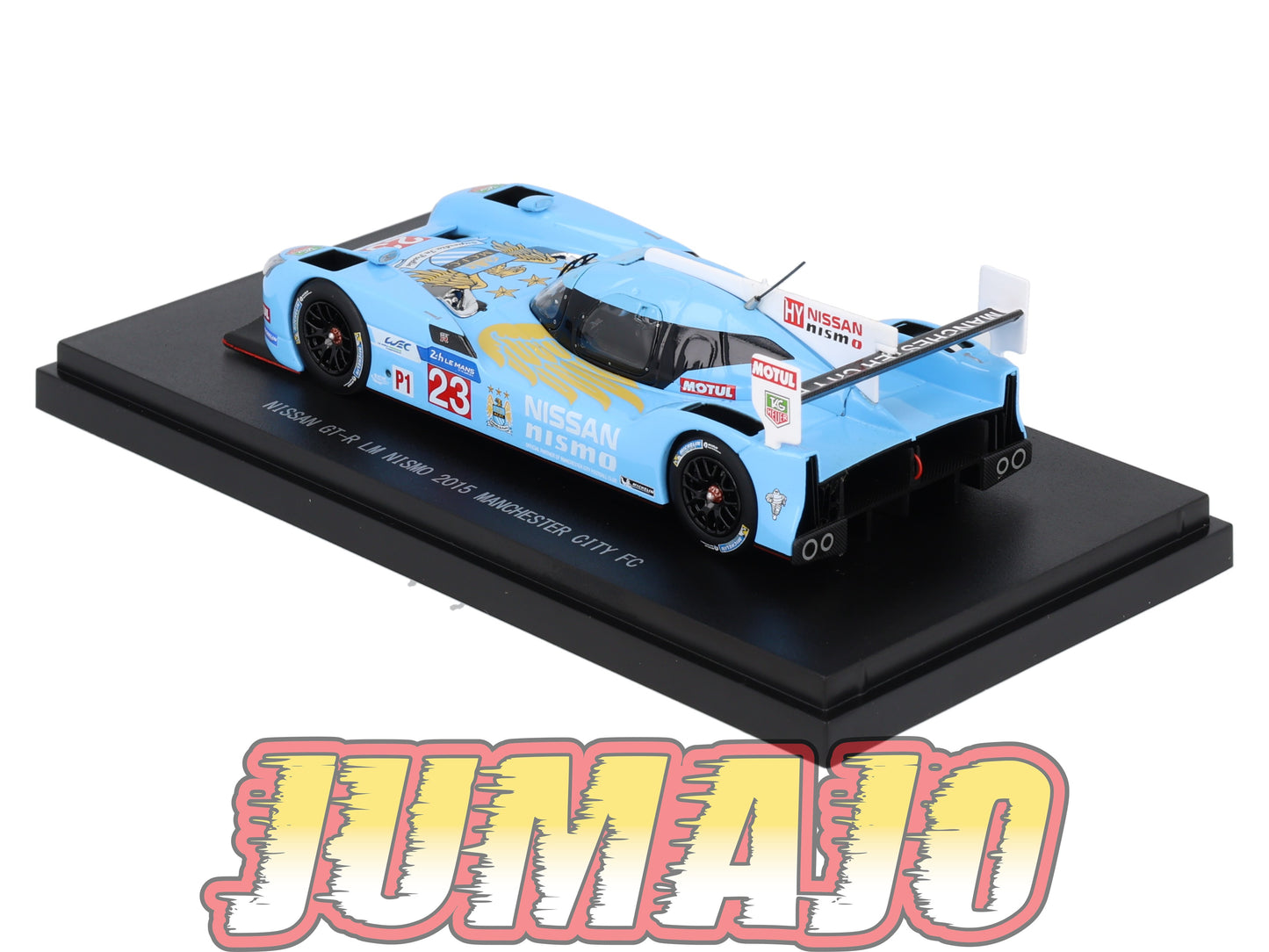JPC20 voiture 1/43 EBBRO JAPON : NISSAN GT-R LM Nismo #23 2015 24H MANS Manchester city