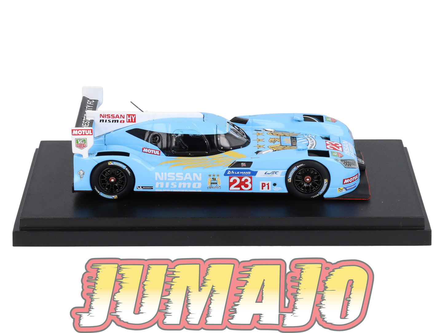 JPC20 voiture 1/43 EBBRO JAPON : NISSAN GT-R LM Nismo #23 2015 24H MANS Manchester city