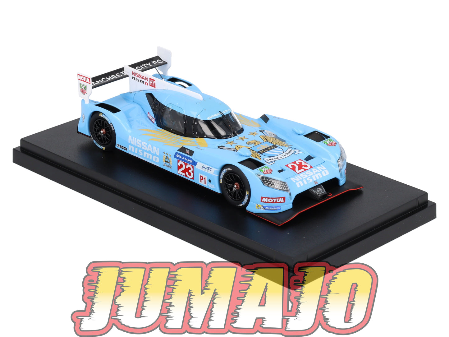 JPC20 voiture 1/43 EBBRO JAPON : NISSAN GT-R LM Nismo #23 2015 24H MANS Manchester city