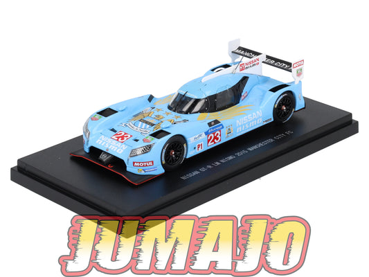 JPC20 voiture 1/43 EBBRO JAPON : NISSAN GT-R LM Nismo #23 2015 24H MANS Manchester city