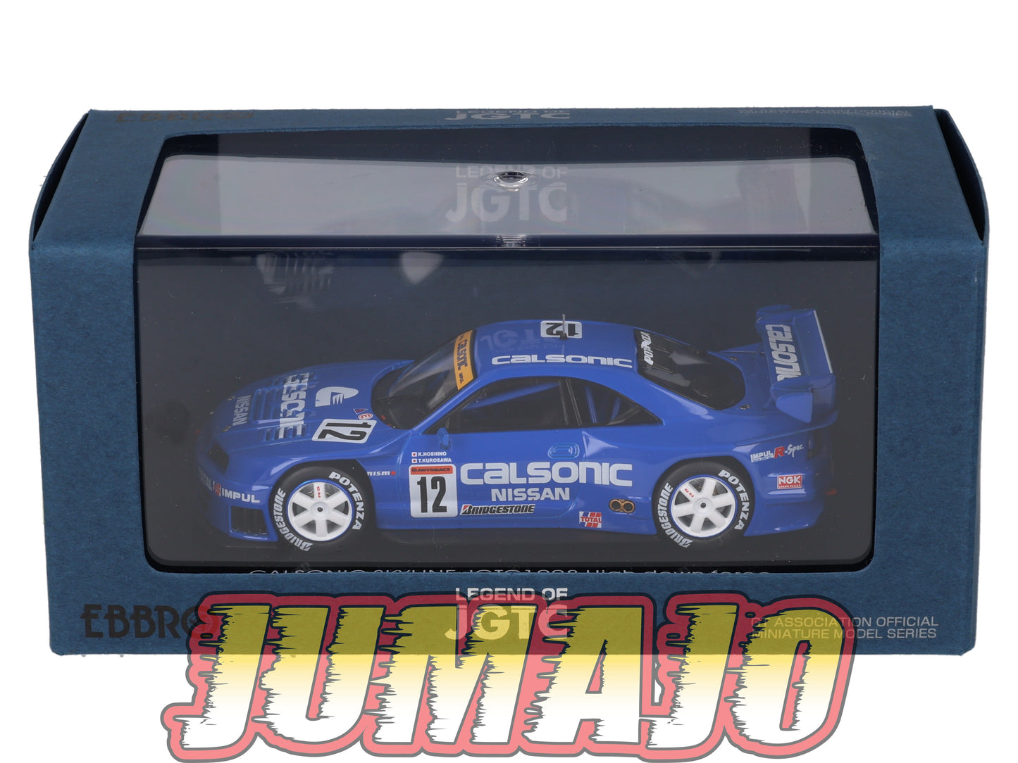 JPC26 voiture 1/43 EBBRO JAPON : NISSAN Calsonic Skyline JGTC 1998 #12 High down force
