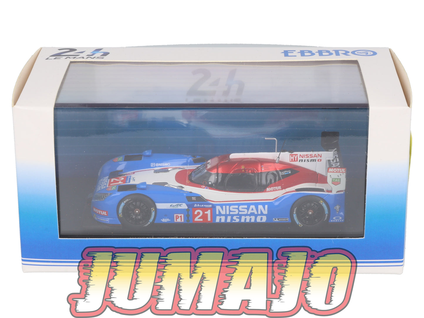 JPC5 voiture 1/43 EBBRO JAPON : NISSAN GT-R LM Nismo 2015 24H Mans #21