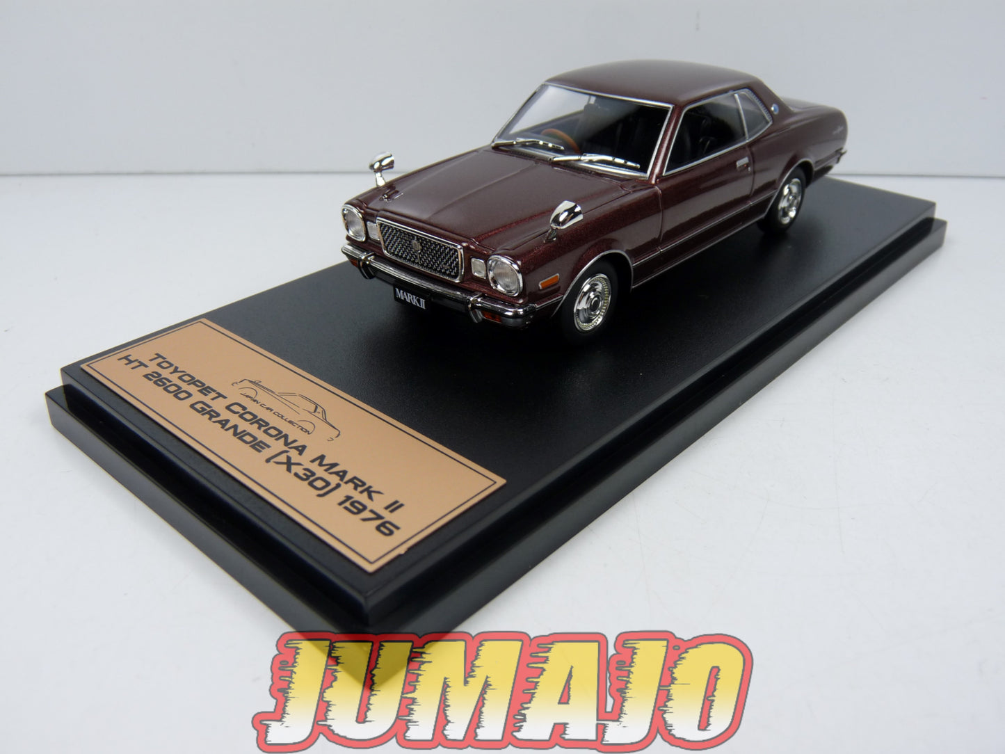 JPL42 1/43 HACHETTE Japon : TOYOPET Corona Mark II HT 2600 Grande (X30) 1976