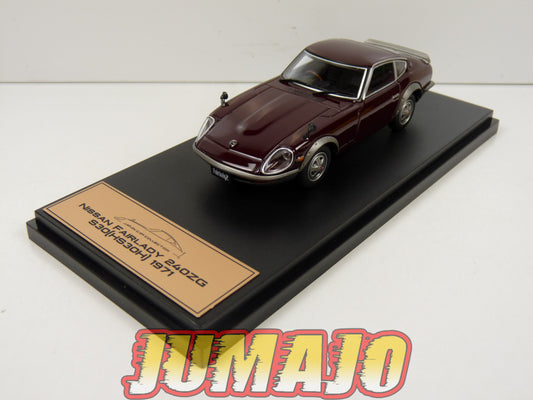 JPL9 1/43 HACHETTE Japon : Nissan Fairlady 240ZG S30 (HS30H) 1971