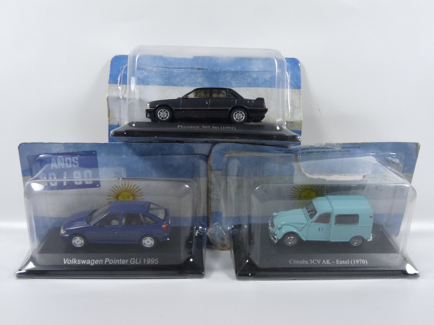 KAS-K Lot de 7 Voitures 1/43 Modèles cassés Salvat Argentine BROKEN MODELS