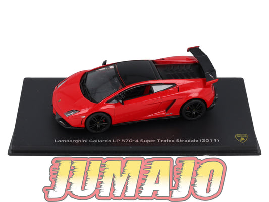 LB69 voiture 1/43 IXO LAMBORGHINI GALLARDO LP 570-4 super Troféo stradale 2011