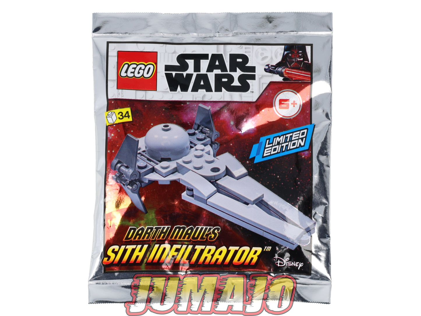 LEG17 Figurine Polybag LEGO Star Wars 34 pièces : 912058 Sith Infiltrator Darth Maul's
