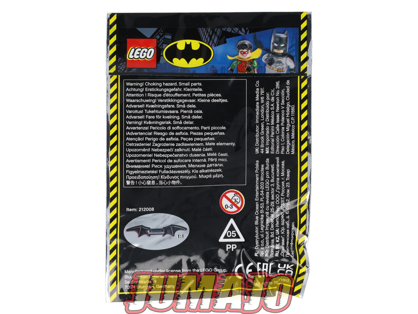 LEG30 Figurine Polybag LEGO Batman 8 pièces : 212008 Batman