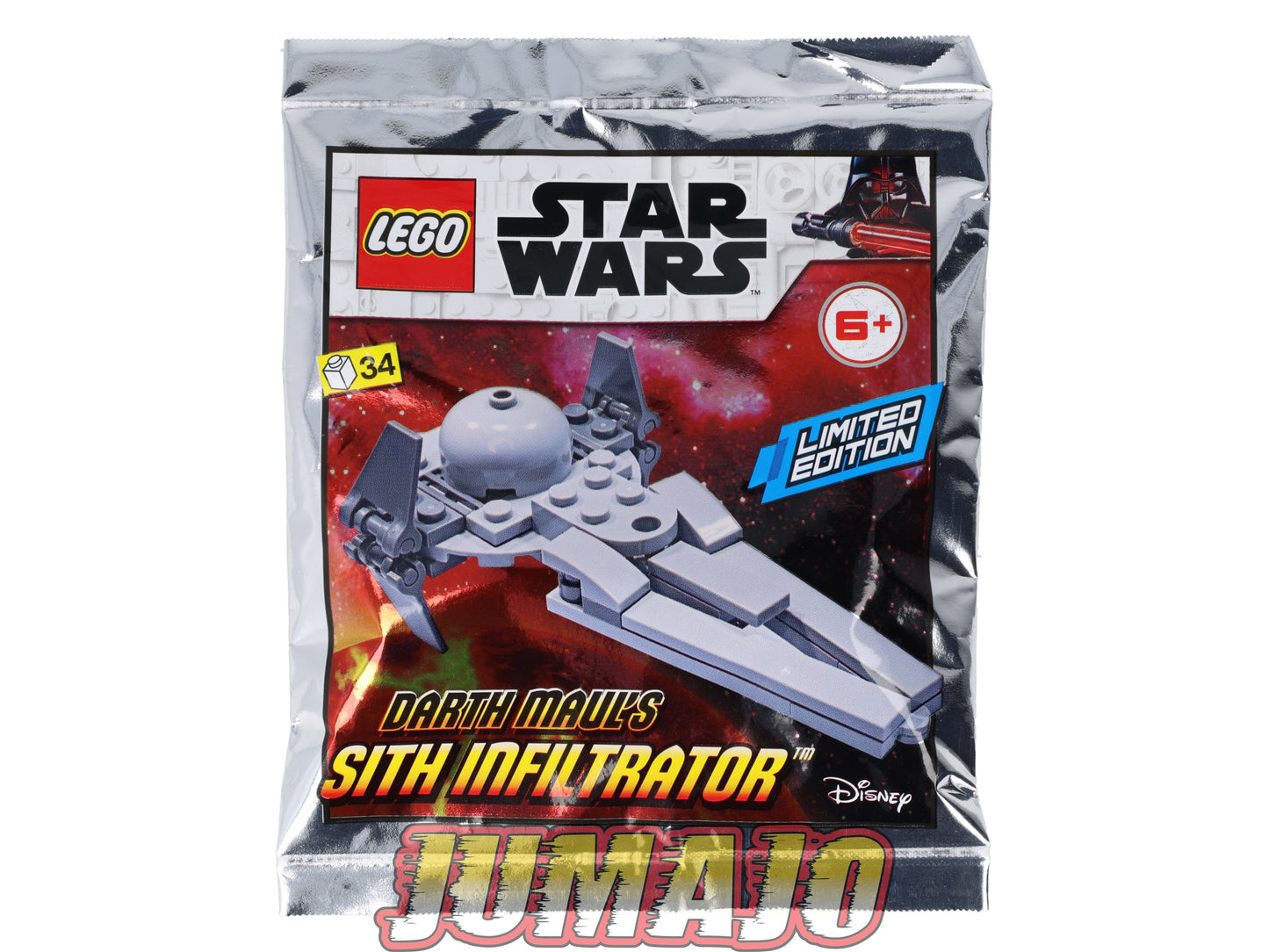 LEG43 Figurine Polybag LEGO Star Wars 34 pièces : 912058 Darth Maul's Sith Infiltrator