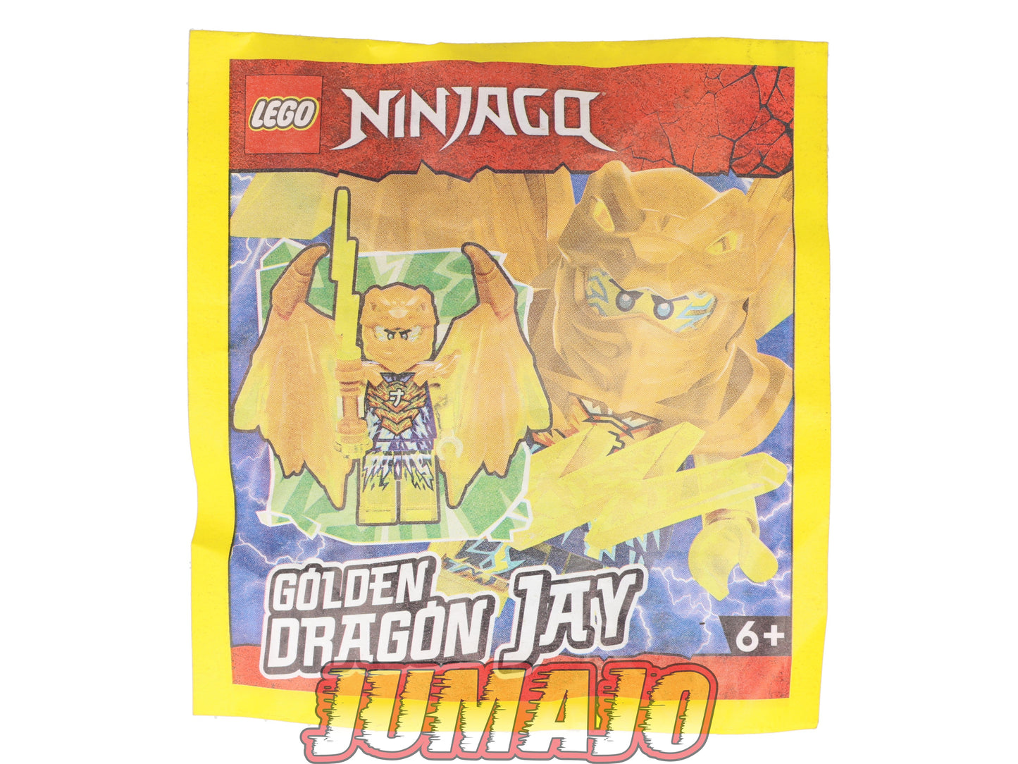 LEG53 Figurine Polybag LEGO Ninjago 16 pièces : Golden Dragon Jay 892302