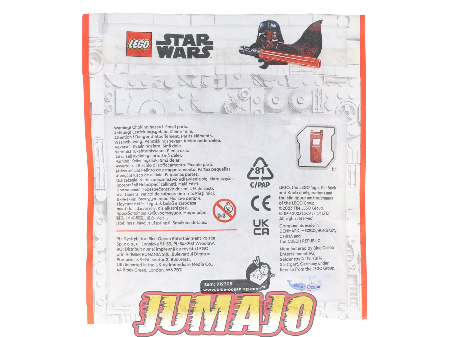 LEG62 Figurine LEGO Star Wars Polybag 62 pièces : 912308 AT-TE