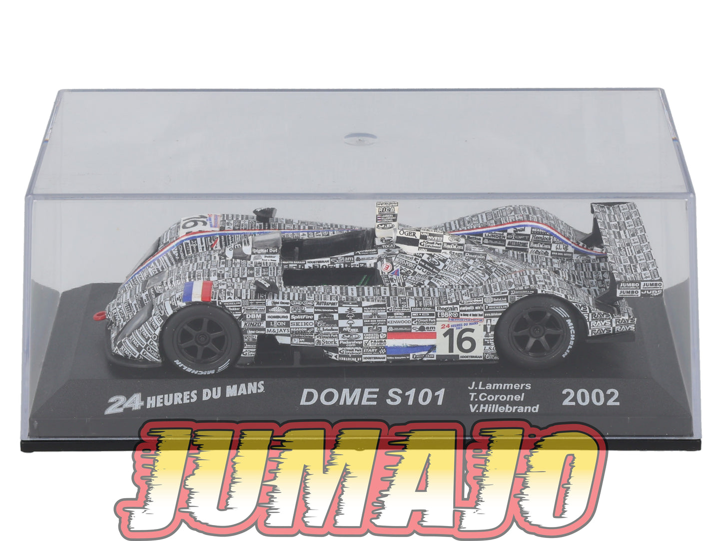LM11 Voiture 1/43 IXO 24 Heures Le Mans : DOME S101 #16 2002 J.Lammers