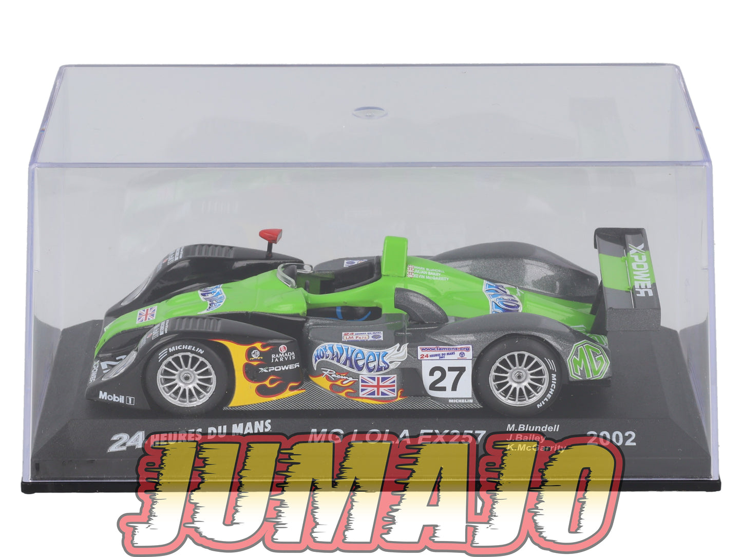LM13 voiture 1/43 IXO Altaya 24 Heures Le Mans : MG LOLA EX257 2002 #27