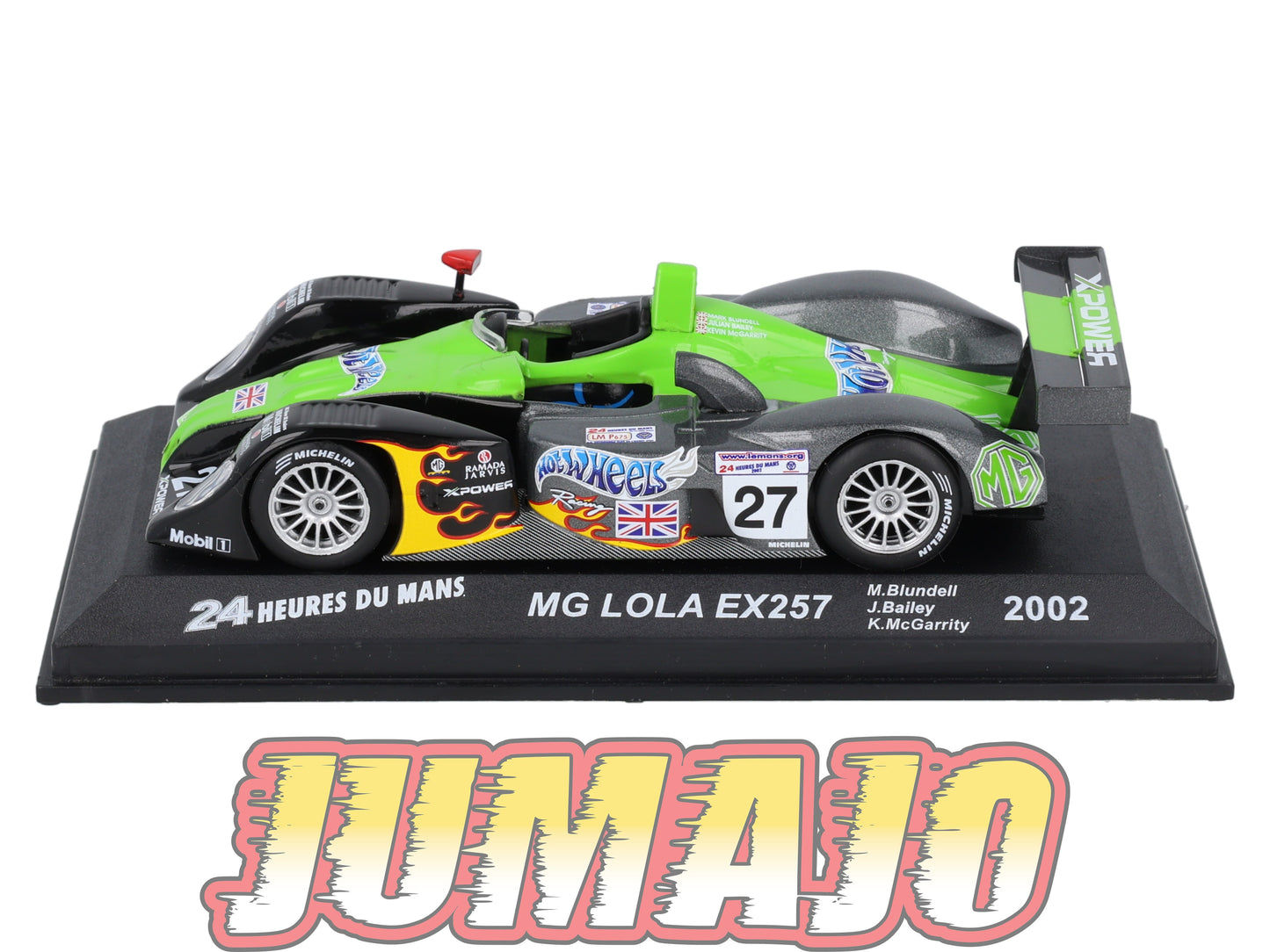 LM13 voiture 1/43 IXO Altaya 24 Heures Le Mans : MG LOLA EX257 2002 #27