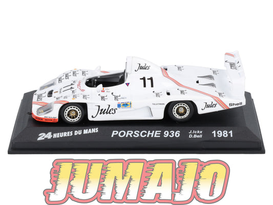 LM14 Voiture 1/43 IXO 24 Heures Le Mans : PORSCHE 936 #11 Winner 1981 J Ickx