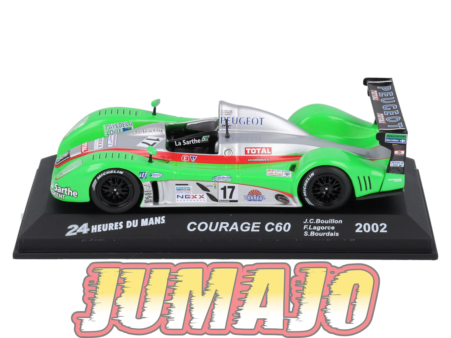 LM15 voiture 1/43 IXO 24 Heures Le Mans : COURAGE C60 #17 2002 J.C.Bouillon