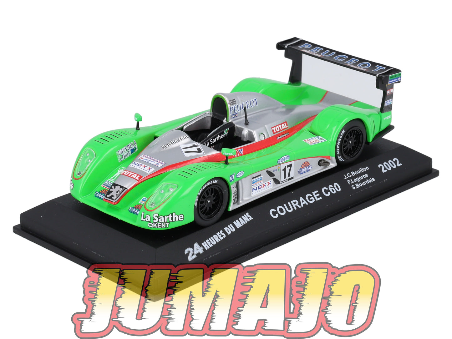 LM15 voiture 1/43 IXO 24 Heures Le Mans : COURAGE C60 #17 2002 J.C.Bouillon