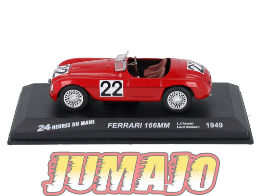 LM16 voiture 1/43 IXO 24 Heures Le Mans : FERRARI 166MM #22 Winner 1949 L.Chinetti