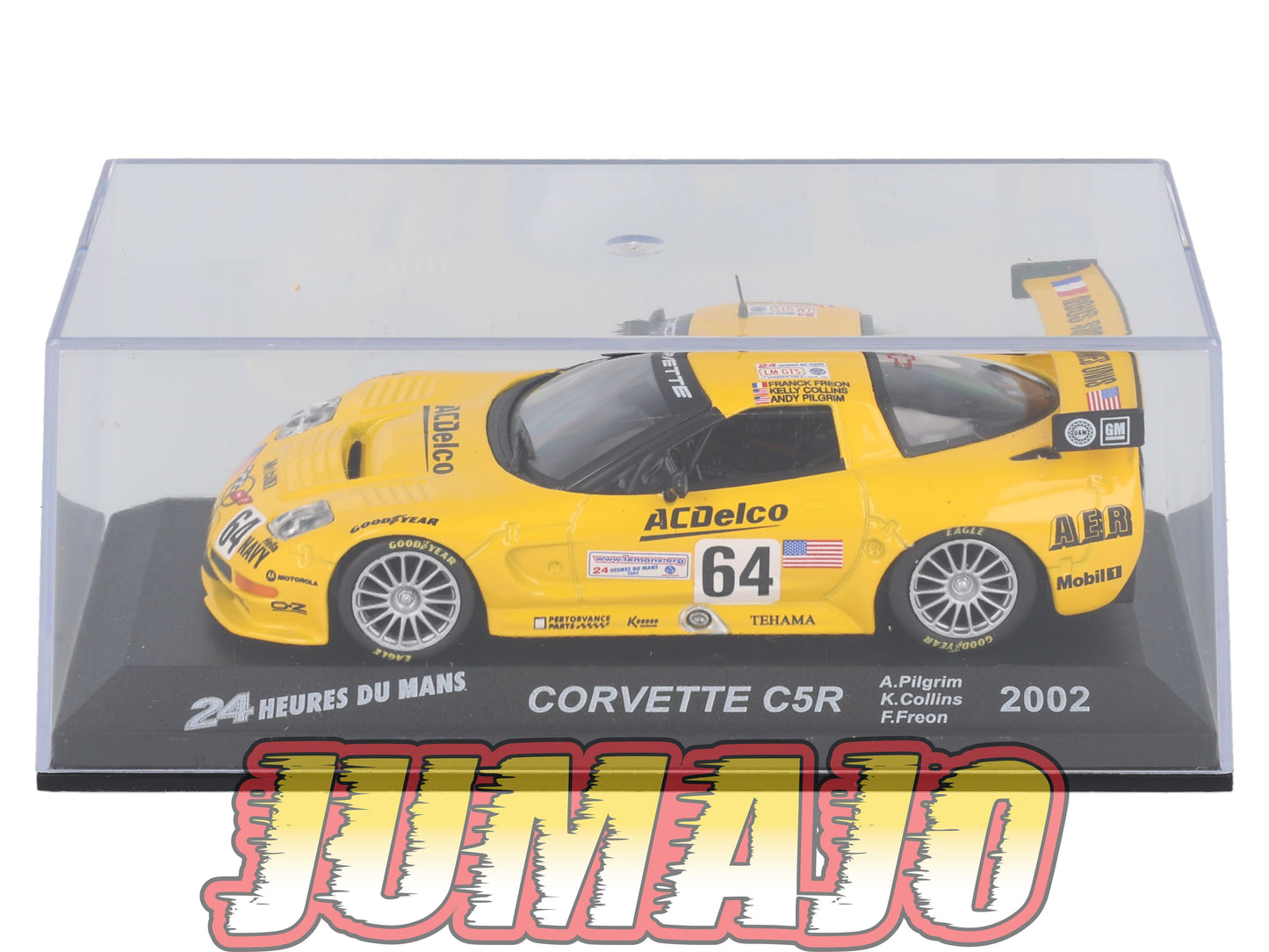 LM17 voiture 1/43 IXO 24 Heures Le Mans : Corvette C5R #64 2002 A.Pilgrim