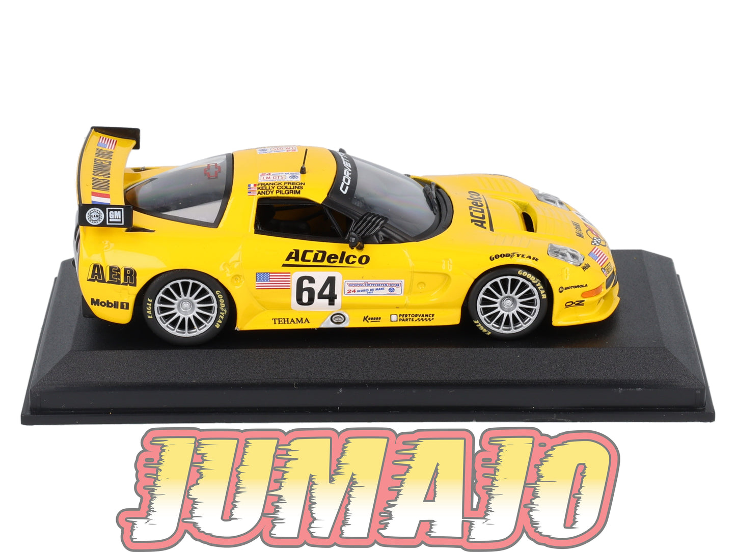 LM17 voiture 1/43 IXO 24 Heures Le Mans : Corvette C5R #64 2002 A.Pilgrim