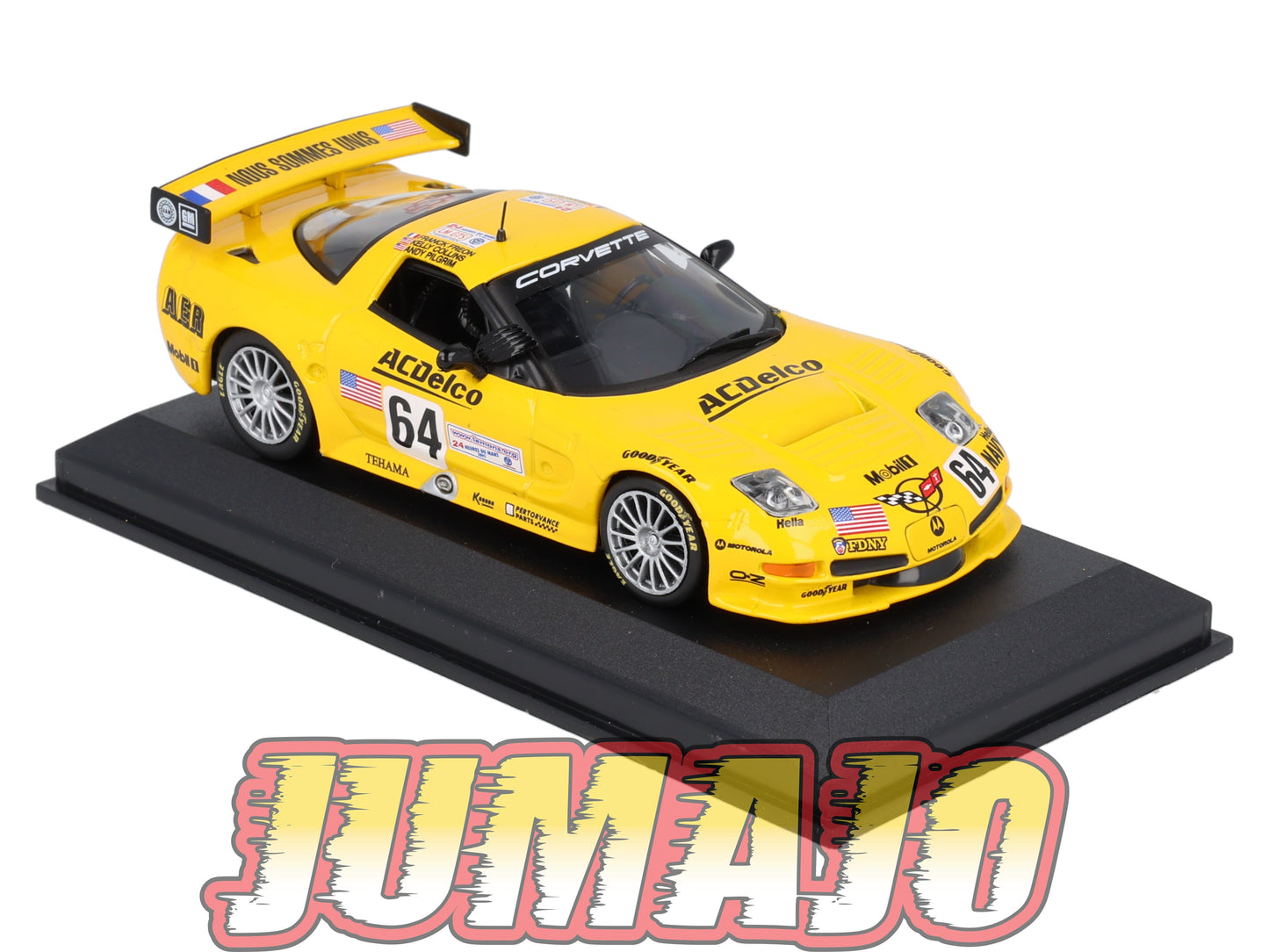 LM17 voiture 1/43 IXO 24 Heures Le Mans : Corvette C5R #64 2002 A.Pilgrim