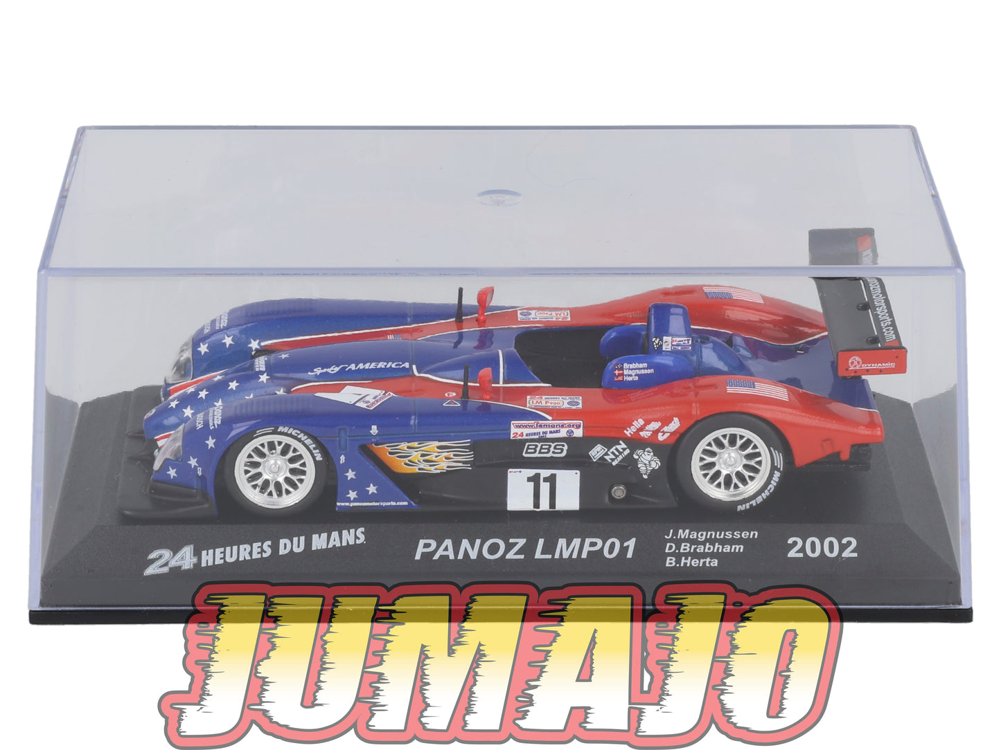 LM18 Voiture 1/43 IXO 24 Heures Le Mans PANOZ LMP01 #11 2002 J Magnussen
