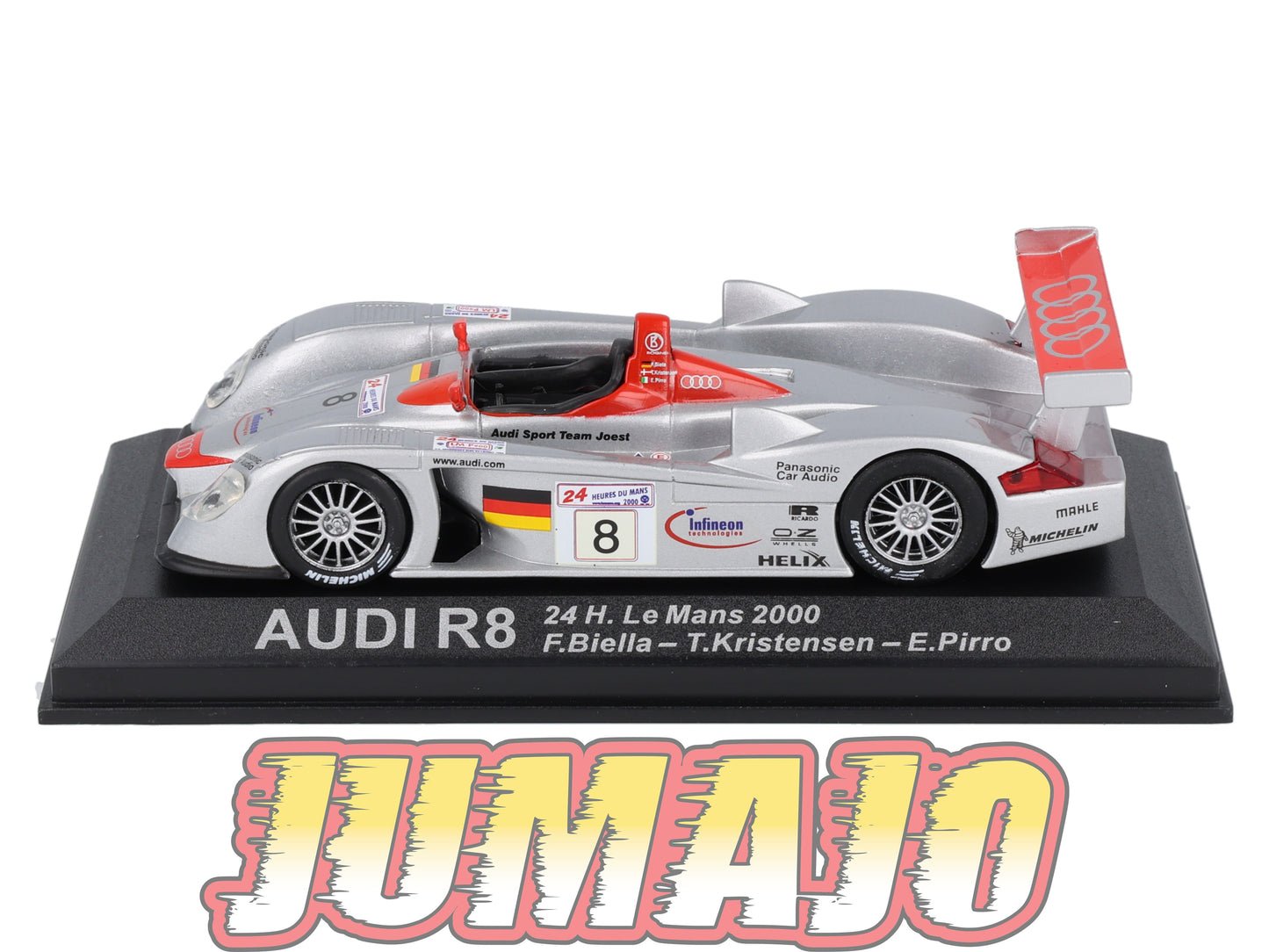 LM208 Voiture 1/43 IXO 24 Heures Le Mans AUDI R8 #8 Winner 2000 F.Biella