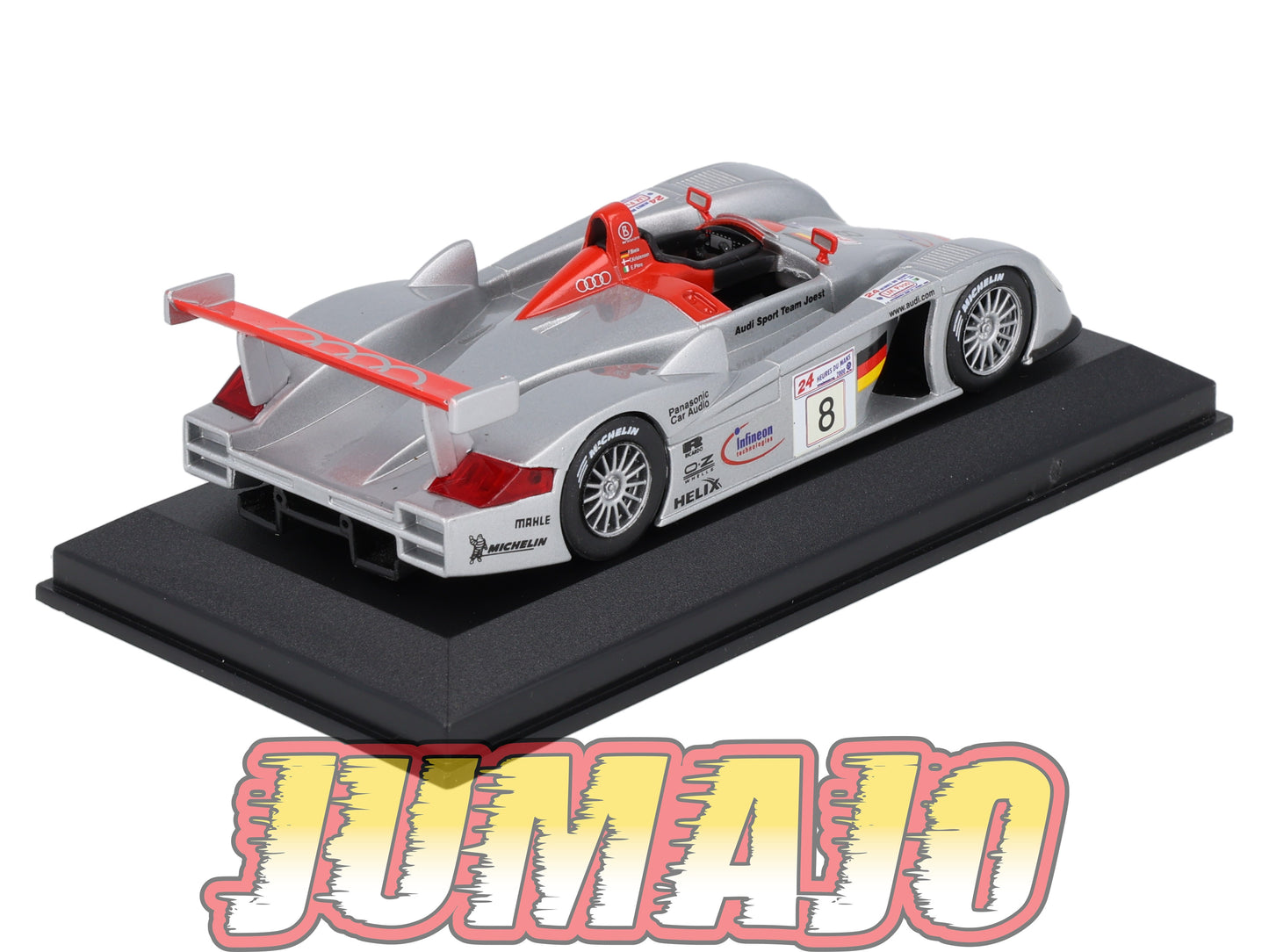 LM208 Voiture 1/43 IXO 24 Heures Le Mans AUDI R8 #8 Winner 2000 F.Biella