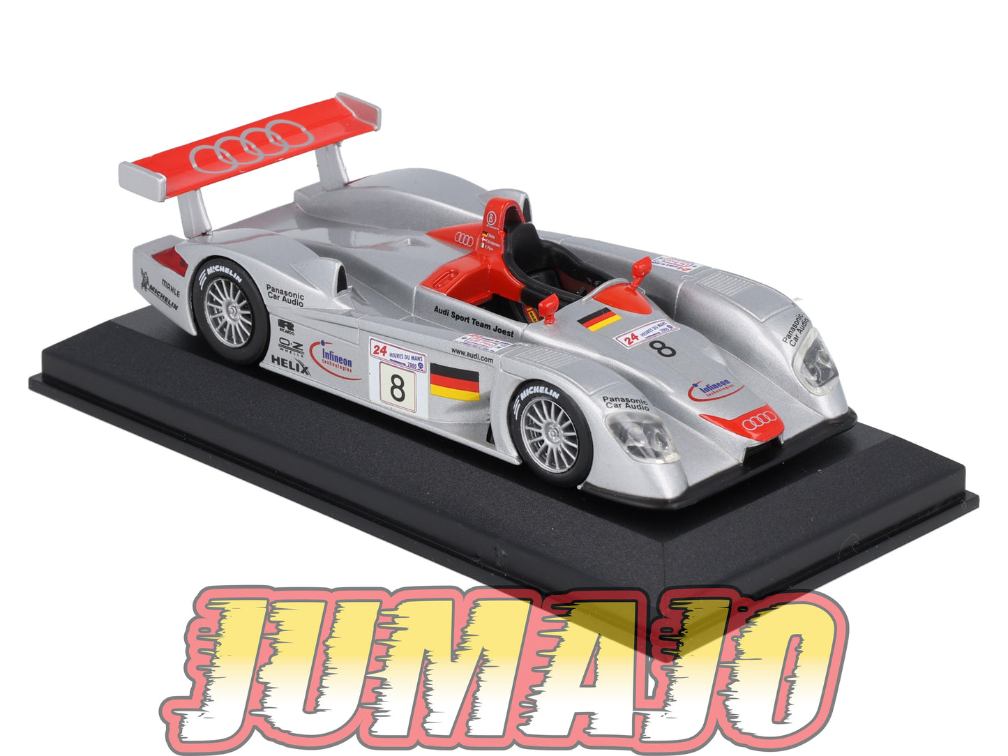 LM208 Voiture 1/43 IXO 24 Heures Le Mans AUDI R8 #8 Winner 2000 F.Biella