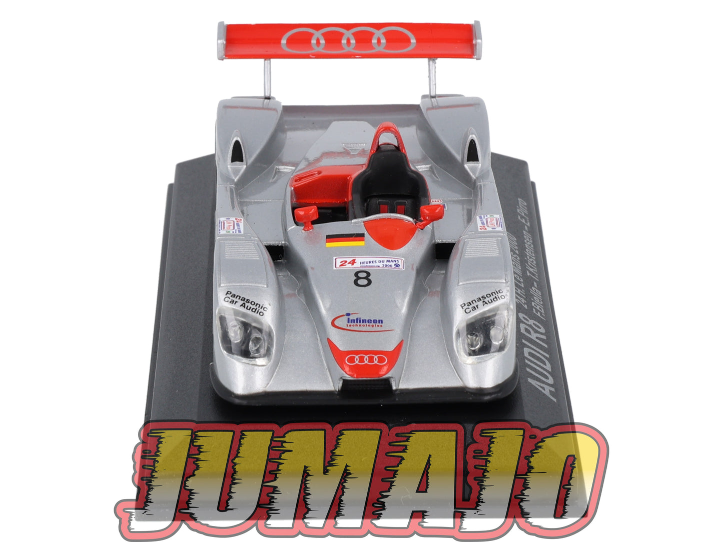 LM208 Voiture 1/43 IXO 24 Heures Le Mans AUDI R8 #8 Winner 2000 F.Biella