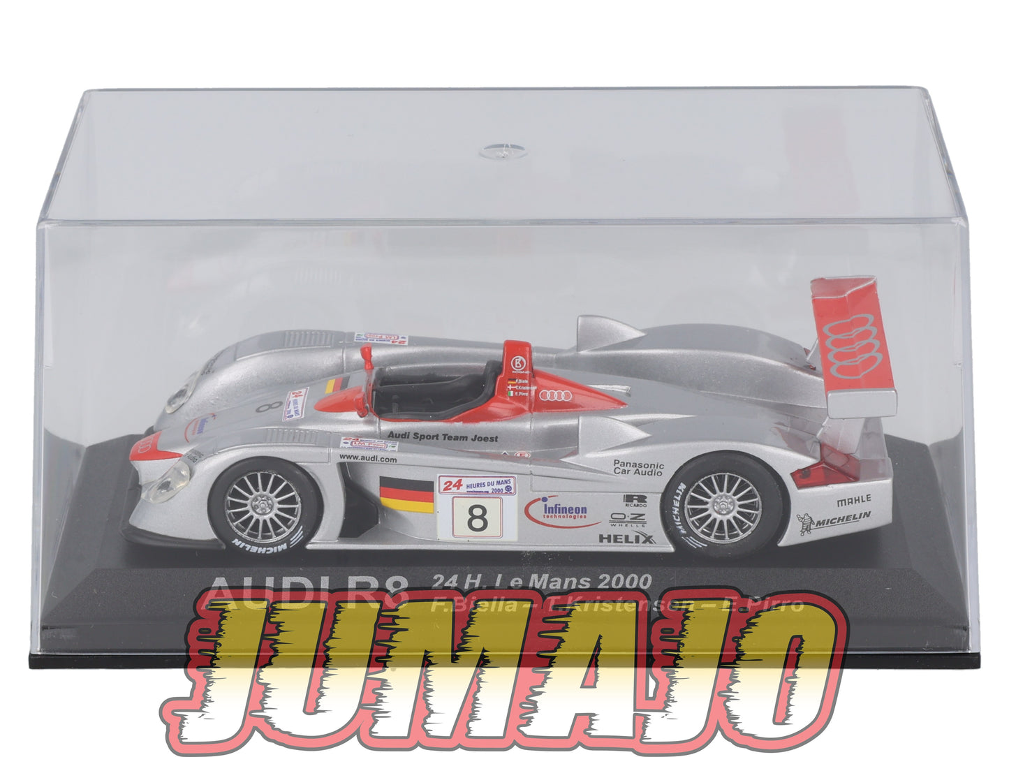 LM208 Voiture 1/43 IXO 24 Heures Le Mans AUDI R8 #8 Winner 2000 F.Biella