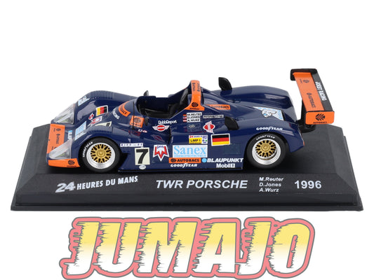 LM21 voiture 1/43 IXO 24 Heures Le Mans : PORSCHE TWR Winner #7 1996 M.Reuter