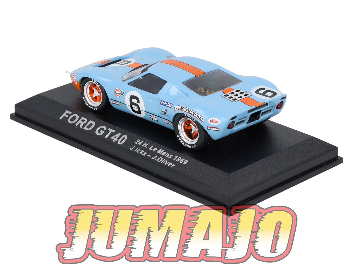 LM229 Voiture 1/43 IXO 24 Heures Le Mans FORD GT40 MkI #6 Winner 1969 J.Ickx