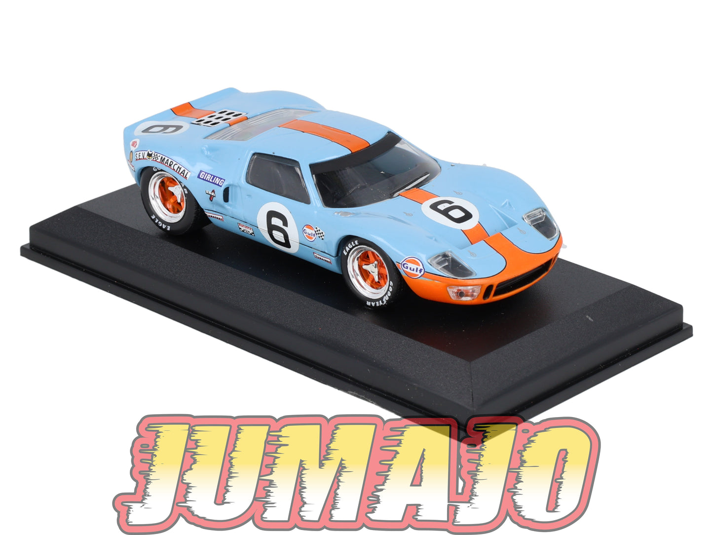 LM229 Voiture 1/43 IXO 24 Heures Le Mans FORD GT40 MkI #6 Winner 1969 J.Ickx