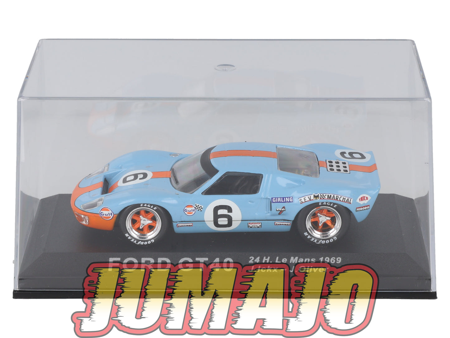 LM229 Voiture 1/43 IXO 24 Heures Le Mans FORD GT40 MkI #6 Winner 1969 J.Ickx