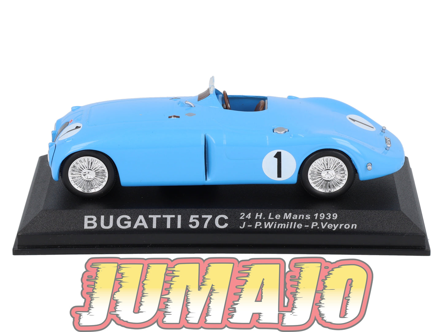 LM238 Voiture 1/43 IXO 24 Heures Le Mans BUGATTI 57C #1 Winner 1939 Wimille