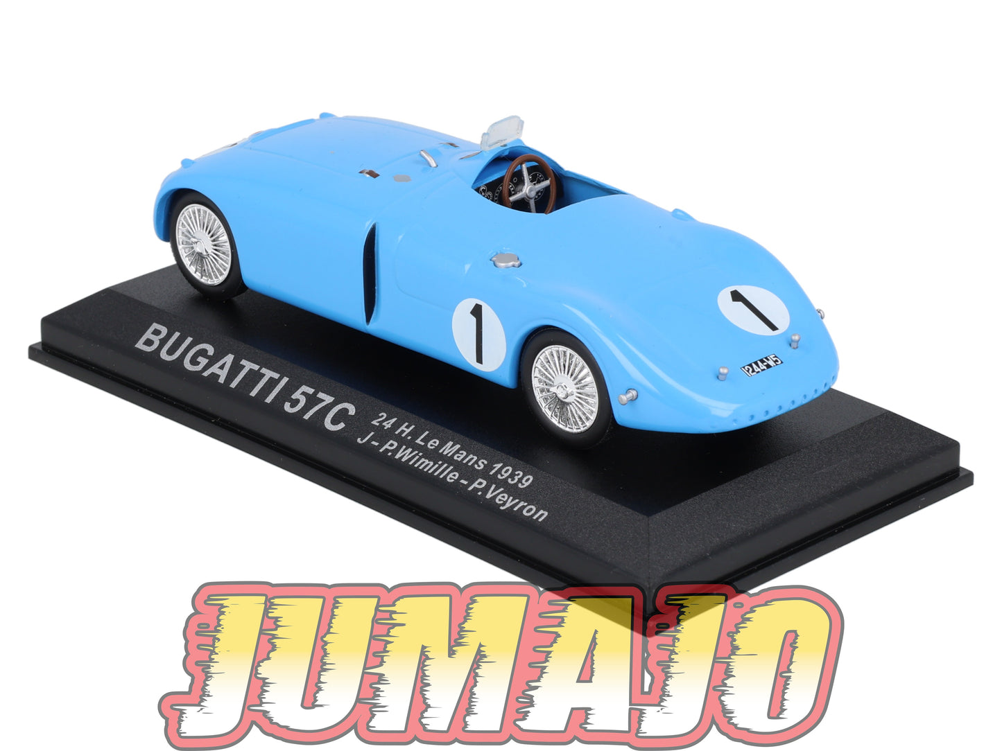 LM238 Voiture 1/43 IXO 24 Heures Le Mans BUGATTI 57C #1 Winner 1939 Wimille