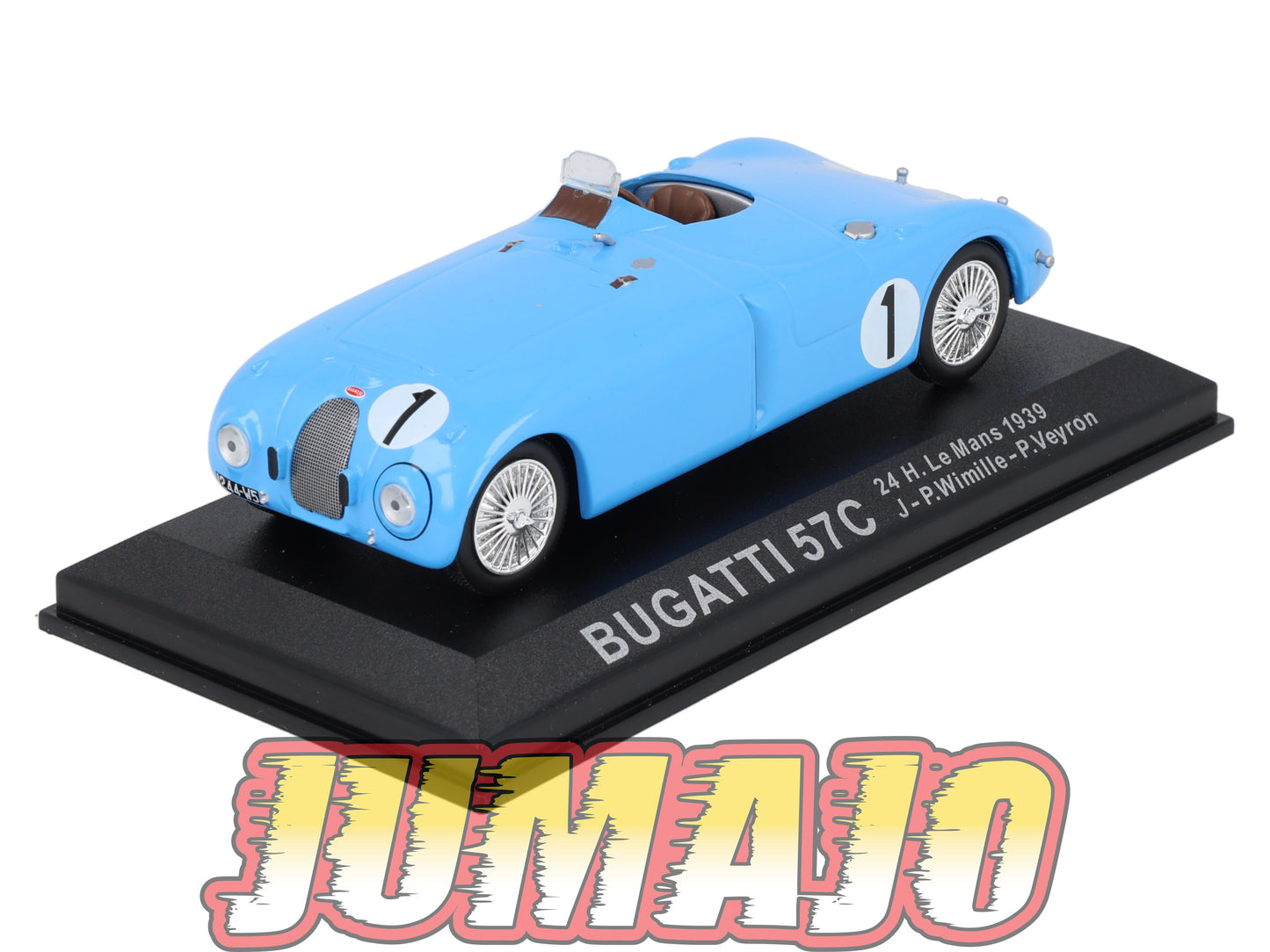 LM238 Voiture 1/43 IXO 24 Heures Le Mans BUGATTI 57C #1 Winner 1939 Wimille