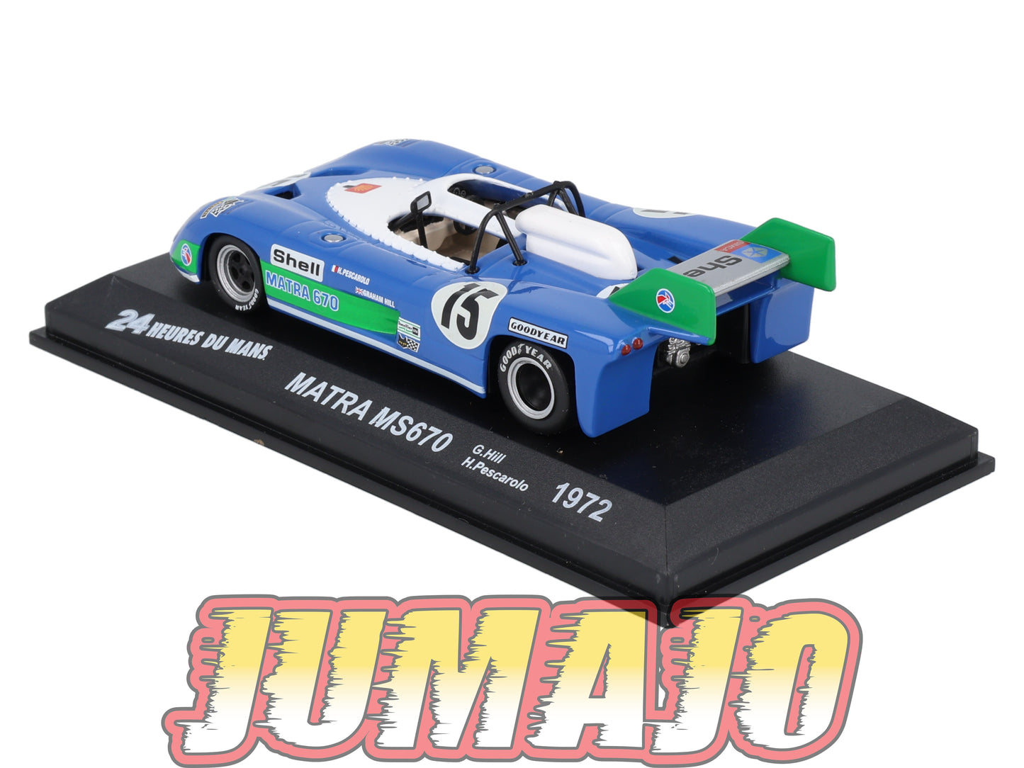 LM27 Voiture 1/43 IXO 24 Heures Le Mans : MATRA MS670 #15 Winner G.Hill 1972